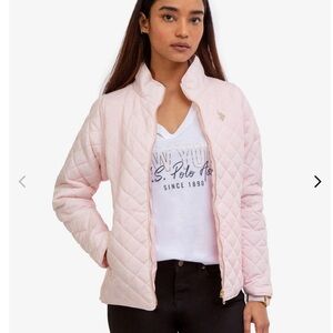 Quilted side knit moto jacket - Polo